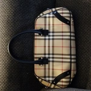 Burberry Nova Check Satchel